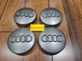 Ауди капачки за джанти 60мм, 61мм, 68мм, 69мм, 77мм и 135мм сиви черни, снимка 3