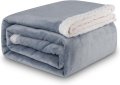 Одеяло LeaderPro за легло [антистатичен плат], сиво, 150 * 200 см, снимка 2