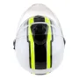 Скутер мото каска Scorpion Exo-City II VAL Fluo/White,вградени очила, снимка 2