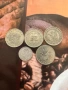 Една сребърна и 4 монети по 50 ст, снимка 1