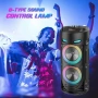 Мощна Преносима Bluetooth Тонколона ZQS4239S с LED Светлини, FM Радио и Караоке Микрофон, снимка 15
