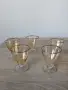 Стъклени ретро чашки , снимка 1