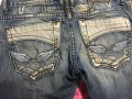 $224 Мъжки дънки Robin's Jean Mens 33x26 dark blue denim - classic super rare design, снимка 1