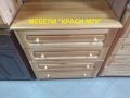 Скрин 80/90 с 4 бр. таблени чекмеджета -Масив, снимка 2