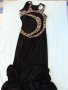 Скъпа , много скъпа вечерна тежка рокля с камъни , дълга , елегантна , за най-изискана дама, снимка 5