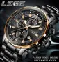 Луксозен, Спортен Мъжки Хронограф LIGE Elegant* Дизайн с награда ”Старо злато”!, снимка 18