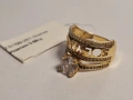 Дамски златен пръстен 3,68гр., снимка 2