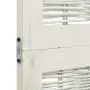 vidaXL Разделител за стая, 4 панела, бял, дърво пауловния масив, снимка 6