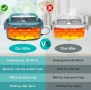 Електрическа кутия за храна, 1.5 л, 12V/24V/220V, преносима, 60W, снимка 5