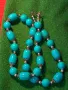 ЧУДЕСЕН ТЮРКОАЗЕН РЕТРО АРТ СТИЛ ГЕРДАН КОЛИЕ ОГЪРЛИЦА 47353, снимка 8
