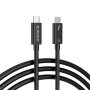 Кабел USB Type C Мъжко - Мъжко Thunderbolt 3 0.50m 5A Orico TBL05 Cable USB Type C M/M, снимка 1