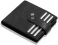 Нов черен Мъжки Портфейл с RFID Блокиране и Множество Отделения, снимка 1