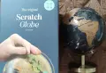 Скреч глобус-14 см.Писалки,химикалки., снимка 1