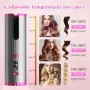Нова Автоматична маша за коса без кабел LCD керамична 6 температури 5000mAh за прическа жени, снимка 2