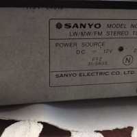 предлагам перфектен тунер Sanyo.трибандов,стерео.елегантен дизайн., снимка 4 - Радиокасетофони, транзистори - 31248727