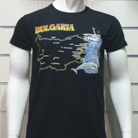 Нова мъжка тениска с трансферен печат България, Карта, Делфинче, снимка 5 - Тениски - 29890452