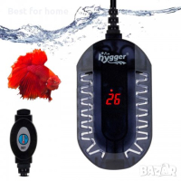 Hygger потопяем цифров нагревател за аквариум 50W, снимка 4 - Друга електроника - 44773627