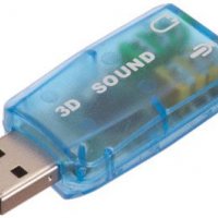 Външна звукова карта USB към Аудио, снимка 1 - Кабели и адаптери - 29260511