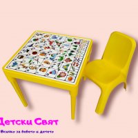 Комплект маса със столче, снимка 2 - Играчки за стая - 33786494