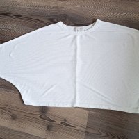 Къса блуза-топ бяла Voyelles M, снимка 2 - Корсети, бюстиета, топове - 40536257