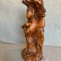 дървена фигура статуетка , снимка 3 - Статуетки - 44699208