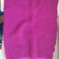 Детски ръчно плетен пуловер нов лилав 12 - 14 год, снимка 6 - Детски пуловери и жилетки - 36617214