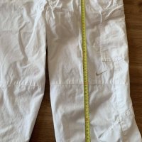 Найк / Nike бели панталони 7/8 , снимка 2 - Спортни дрехи, екипи - 42702167