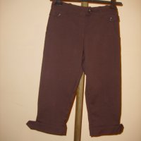 Всичко по 5 лв - Дамски панталон със 7/8 дължина - H&M - кафяв, снимка 1 - Панталони - 40566442