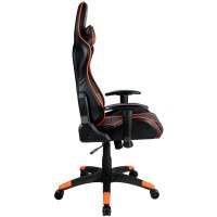 Геймърски стол CANYON CND-SGCH3, Fobos GС-3,Черно-оранжев, ергономичен геймърски стол с PU кожено по, снимка 5 - Столове - 30514700