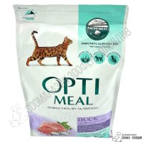 OptiMeal Hairball Control Cat с Патешко 4кг/10кг - Суха Храна за Коте, снимка 1 - За котки - 31067782