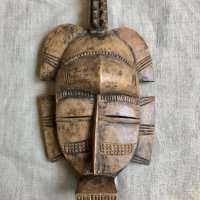 Стара африканска маска #4, снимка 1 - Антикварни и старинни предмети - 42344191