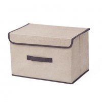 1521 Текстилна сгъваема кутия за съхранение органайзер за гардероб, снимка 9 - Органайзери - 29132762