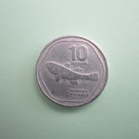 монета 10 сентимо Филипини, снимка 1 - Нумизматика и бонистика - 36691151