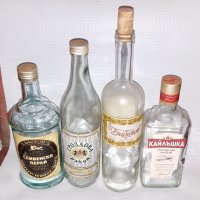 Стари бутилки от алкохол, вино и др., празни, снимка 5 - Колекции - 35683198