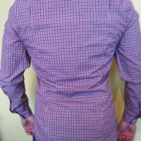 Мъжка риза H&M каре, чисто нова, размер S, снимка 2 - Ризи - 44621384