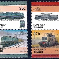 Тувалу /Нанумея/ 1985 - Leaders of the World 2 локомотиви  MNH, снимка 1 - Филателия - 42348917
