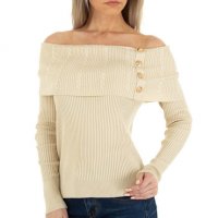 Ликвидация! Дамски плетен пуловер, 3цвята , снимка 2 - Блузи с дълъг ръкав и пуловери - 35180577