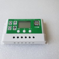 30A 12/24V Соларен заряден контролер W88-C, LCD, 2 X USB, снимка 1 - Друга електроника - 37176886