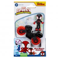 Mини фигура с мотор Spider-Man Spidey Amazing Friends - Miles Morales / Marvel / Hasbro, снимка 2 - Фигурки - 40158244