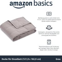 Одеяло с тежести 9 кг Amazon Basics Twin SU001 120х180см Юрган тежко Утежнено одеяло Антистрес двойн, снимка 6 - Олекотени завивки и одеяла - 44209356