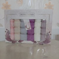 Irina Home Домакински кърпи комплект от 6 бр, снимка 1 - Хавлиени кърпи - 44230941