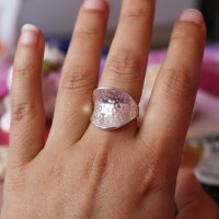 Стилен и елегантен сребърен пръстен модел R077, снимка 5 - Пръстени - 28927708