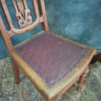 Старинни столове с маса, снимка 7 - Столове - 38043670
