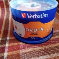 Verbatim DVD-R, 4.7 GB, 16x, AZO покритие, 50 броя в шпиндел, снимка 1 - DVD дискове - 37995173