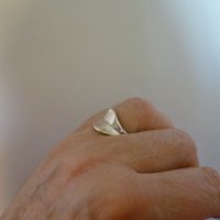 Стар сребърен пръстен - изчистен модел, снимка 4 - Пръстени - 36833251