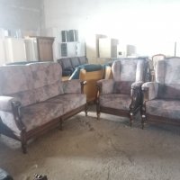 Холова гарнитура диван 3+1+1 внос от Европа , снимка 14 - Дивани и мека мебел - 30439659