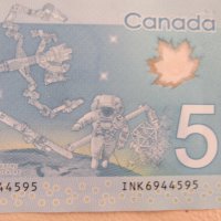 5 долара, Канада, 2013, нова, снимка 4 - Нумизматика и бонистика - 44264962