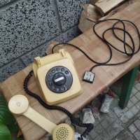 Автентичен ретро стационарен телефон, снимка 5 - Антикварни и старинни предмети - 34949685