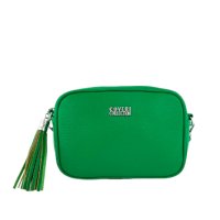 Зелена чанта с дълга дръжка, снимка 1 - Чанти - 42136349