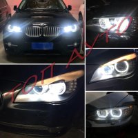 Лед Крушки Ангелски Очи Фейслифт BMW 160W , снимка 7 - Аксесоари и консумативи - 29464109